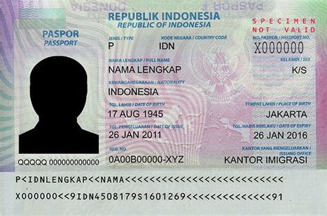 cara melihat nomor paspor